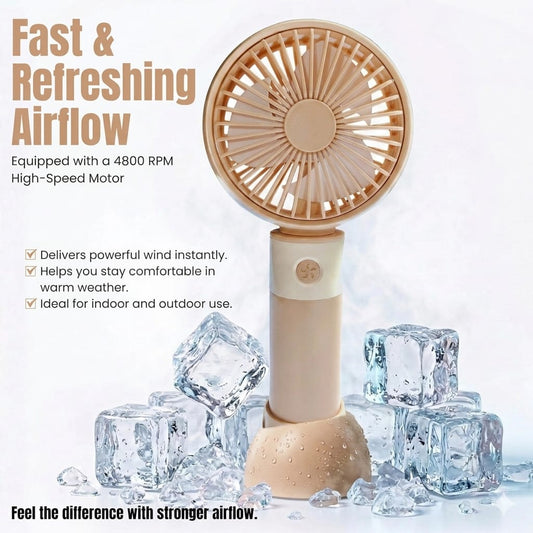 Handheld Fan — Stay Cool Anywhere, Anytime